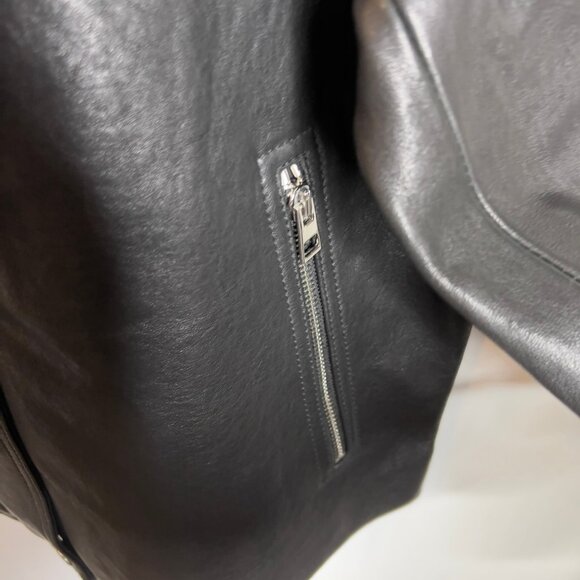 Madewell Black Leather Jacket - Picture 6 of 12
